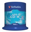 Płyta Verbatim CD-R 700MB Azo cake 100 sztuk