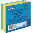 Notes samoprzylepne Donau 76x76mm 400 karteczek niebieski mix neonowo-pastelowe