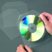 Kieszeń Djois x 3L na CD/DVD z klapką 125x128mm