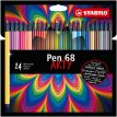 Flamastry Stabilo Pen 68 w etui 24 kolory