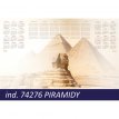 Biuwar na biurko z listwą Piramidy 52 kartki Typograf 