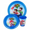 Zestaw naczyń talerz miska kubek Super Mario