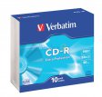 Płyta Verbatim CD-R 700MB slim case 10 sztuk