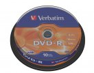 Płyta Verbatim DVD-R 4.7GB cake 10 sztuk