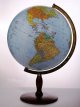 Globus polityczny podświetlany drewniana stopka 420mm Zachem
