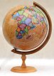 Globus polityczny stopka drewniana 320mm Retro Zachem