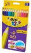 Kredki Bic Kids Super Soft 12 kolorów + temperówka