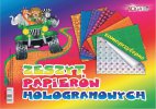 Zeszyt papierów kolorowych holograficzny B4