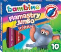 Flamastry Bambino trójkątne 10 kolorów