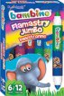 Flamastry Bambino jumbo 12 kolorów/6sztuk