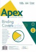 Okładki do bindowania Apex A4 przezroczyste 200 mikronów - 100 sztuk