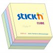 Karteczki samoprzylepne Stick'n kostka 400 kartek 76x76mm mix kolorów pastelowych