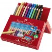 Kredki ołówkowe Faber Castell 12 kolorów + 10 flamastrów Jumbo Combi Box