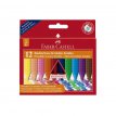 Kredki woskowe Faber Castell Grip Jumbo trójkątne 12 kolorów