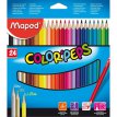 Kredki ołówkowe Maped Colorpeps 24 kolory trójkątne