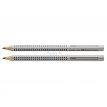 Ołówek Faber Castell Jumbo Grip srebrny B