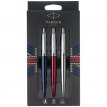 Zestaw długopis Parker Jotter Gel Kensington Red + Długopis Parker Jotter Royal Blue + Ołówek Jotter
