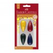 Kredki świecowe Faber Castell 4 kolory blister