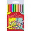 Flamastry Faber Castell Grip 10 kolorów