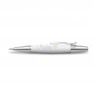 Ołówek automatyczny Faber-Castell E-Motion Resin Romby biały