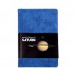 Kalendarz książkowy Opus Saturn A5 2024 rok niebieski