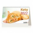 Kalendarz biurkowy Koty 2024 rok