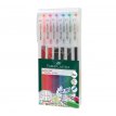 Długopis automatyczny żelowy Fast Gel Faber Castell 6 kolorów