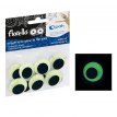 Ruchome oczka samoprzylepne fluorescencyjne Fiorello GR-KE10-25F