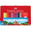 Kredki ołówkowe Faber Castell Zamek 48 kolorów metalowe opakowanie