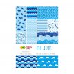 Blok z motywami HappyColor A4 15 arkuszy Blue