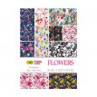 Blok z motywami HappyColor A4 15 arkuszy Flowers