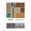 Blok z motywami HappyColor A4 15 arkuszy Animals