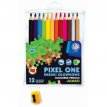 Kredki ołówkowe Astra Jumbo Pixel One 12 kolorów