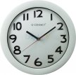 Zegar ścienny Q-Connect Budapest 28cm biały