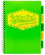 Kołozeszyt Pukka Pad Project Book Neon A4 200 stron kratka zielony