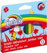 Kredki ołówkowe Fiorello Super Soft 12 kolorów mini jumbo