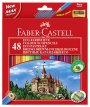 Kredki ołówkowe Faber Castell 48 kolorów z temperówką